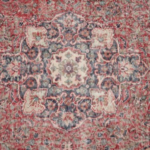 Antiker Türkischer Teppich, Handgeknüpfter Wollteppich, Vintage Teppich, Handgeknüpfter Wollteppich, Wollteppich, Handgeknüpft Bild 8