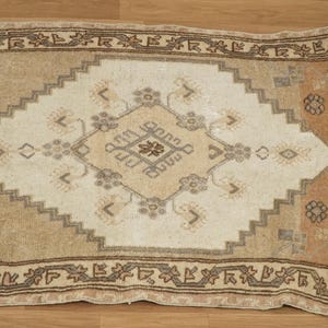 Decorative Kilim Rug, Earth Tone Rug, Vintage Rug, Living Room Rug, Elegant rug, Soft Pile Rug, Rugs For Living Room, 3x4.8 Ft, GR 4343