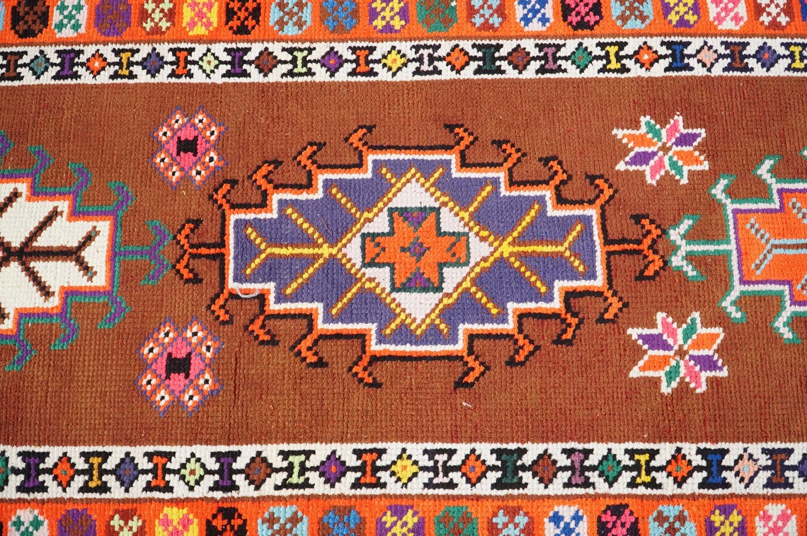 Herki Teppich Türkischer Teppich Läuferteppich Oushak | Etsy