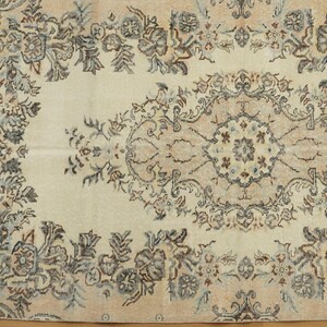 Rug For Livingroom, Handmade Vintage Rug, Wool Antique Rug, Turkish Area Rug, Bohemian Rug, Ethnic Rug, Nomadic Rug
