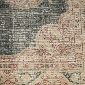 Primitive Rug, Eco Friendly Rug, Multicolor Rug, Saloon Rug, Vintage Rug, Hand Knotted Rug, Oriental Rug, Turkish Rug, 3.8x6.5 Ft, GR 4208