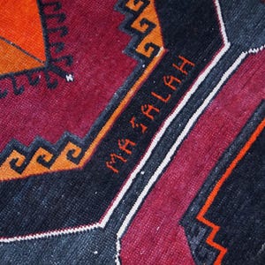 Orange Runner Rug, Soft Turkish Rug, Farmhouse Rug, Long Size Rug, Vintage Rug, Herki Runner, Hallway Rug, Stair Rug, 3.9x17.4 ft, GR 4579