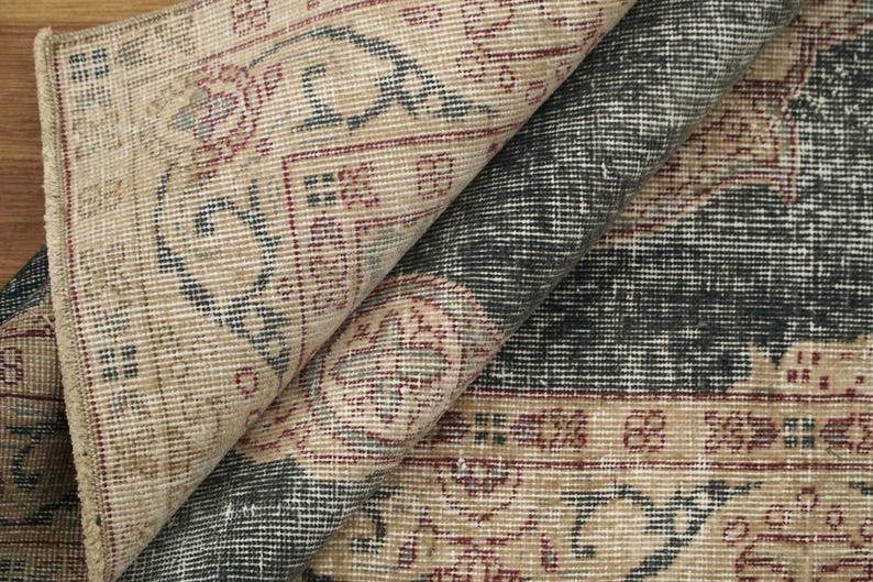 Primitive Rug, Eco Friendly Rug, Multicolor Rug, Saloon Rug, Vintage Rug, Hand Knotted Rug, Oriental Rug, Turkish Rug, 3.8x6.5 Ft, GR 4208