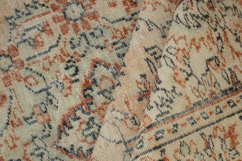 Vintage Kelimteppich, ethnischer Teppich, Boho-Läuferteppich, türkischer Teppich, bunte Teppiche, Küchenteppiche, handgewebter Teppich, Wollteppich, 5,8 x 9,1 Fuß, GR 2192 Bild 9