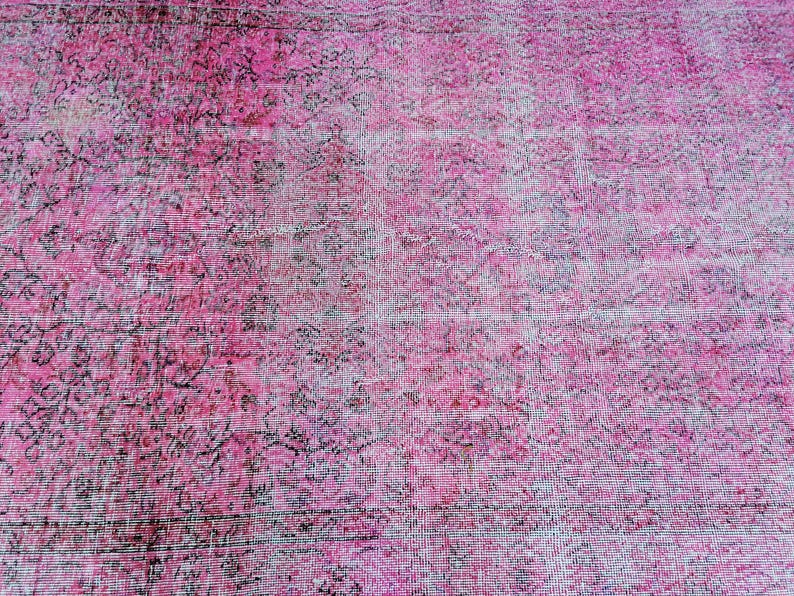 Alfombra noble de estilo occidental, alfombra de baño, alfombra turca, alfombra Oushak, alfombra vintage, alfombra para decoración de bar, alfombra primitiva, 5,1 x 8,5 pies, GR 2372 imagen 7