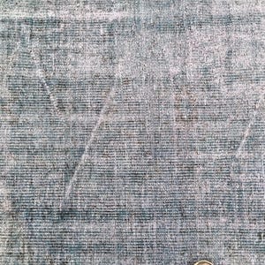 Alfombra hecha a mano, alfombra de pasillo para exteriores, alfombra azul, alfombra costera, tapete de lavandería, alfombra vintage, alfombra teñida, alfombra turca, 3.1 x 7.7 pies GR 3442 imagen 2