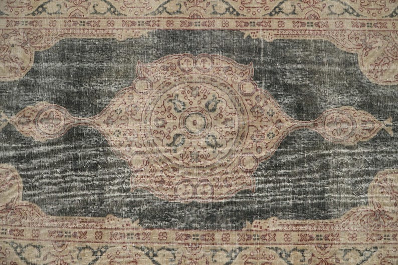 Primitive Rug, Eco Friendly Rug, Multicolor Rug, Saloon Rug, Vintage Rug, Hand Knotted Rug, Oriental Rug, Turkish Rug, 3.8x6.5 Ft, GR 4208