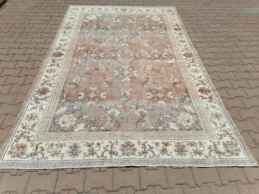 Oversize Rug, Large Size Rug, Turkish Rug, Vintage Rug, Oushak Rug ...