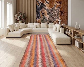 Handwoven Turkish Runner Rug 2.9x10.3 | Thoughtful New Home Gift