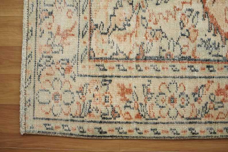 Vintage Kelimteppich, ethnischer Teppich, Boho-Läuferteppich, türkischer Teppich, bunte Teppiche, Küchenteppiche, handgewebter Teppich, Wollteppich, 5,8 x 9,1 Fuß, GR 2192 Bild 6