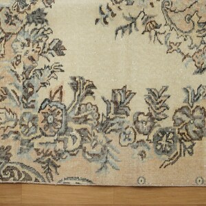 Rug For Livingroom, Handmade Vintage Rug, Wool Antique Rug, Turkish Area Rug, Bohemian Rug, Ethnic Rug, Nomadic Rug, 4.8 x 7.9 ft, GR 796 image 7