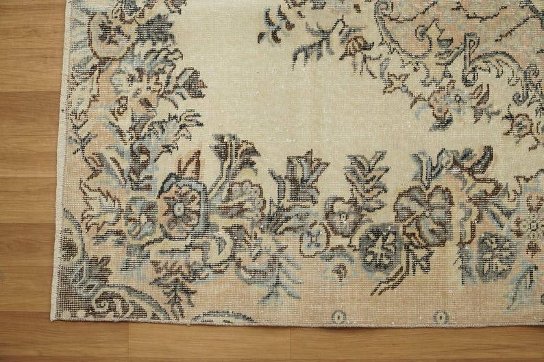 Rug For Livingroom, Handmade Vintage Rug, Wool Antique Rug, Turkish Area Rug, Bohemian Rug, Ethnic Rug, Nomadic Rug, 4.8 x 7.9 ft, GR 796 image 7