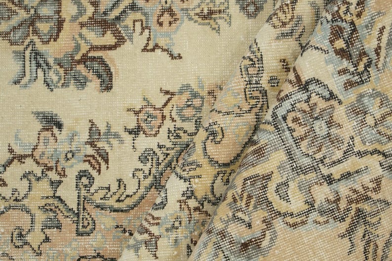 Rug For Livingroom, Handmade Vintage Rug, Wool Antique Rug, Turkish Area Rug, Bohemian Rug, Ethnic Rug, Nomadic Rug, 4.8 x 7.9 ft, GR 796 image 9