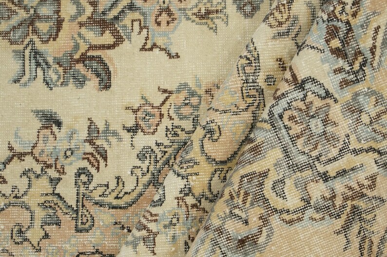 Rug For Livingroom, Handmade Vintage Rug, Wool Antique Rug, Turkish Area Rug, Bohemian Rug, Ethnic Rug, Nomadic Rug, 4.8 x 7.9 ft, GR 796 image 3