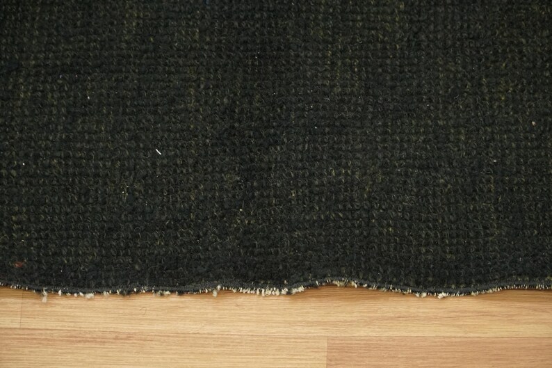 Black Kilim Rug, Modern Boho Rug, Cotton Woven Rug, Vintage Kilim Rug, Cozy Indoor Rug, Used Handmade Rug, Porch Rug, 3.1x7.2 Ft, GR 4566