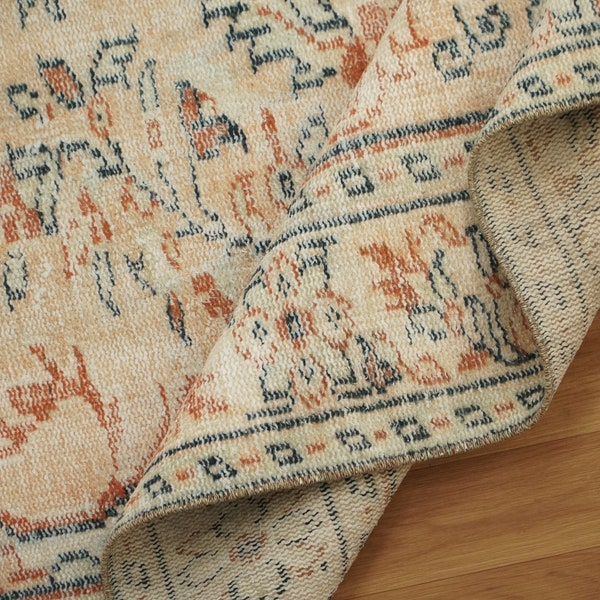 Vintage Kelim-tapijt, etnisch tapijt, Boho Runner-tapijt, Turks tapijt, kleurrijke tapijten, keukentapijten, handgeweven tapijt, wollen tapijt, 5,8 x 9,1 voet, GR 2192