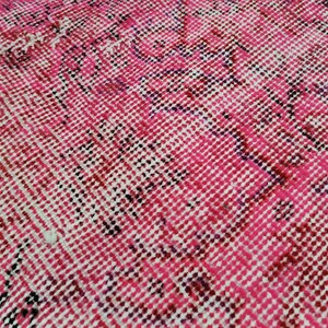 Alfombra noble de estilo occidental, alfombra de baño, alfombra turca, alfombra Oushak, alfombra vintage, alfombra para decoración de bar, alfombra primitiva, 5,1 x 8,5 pies, GR 2372 imagen 8