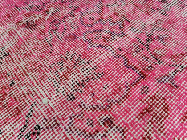 Alfombra noble de estilo occidental, alfombra de baño, alfombra turca, alfombra Oushak, alfombra vintage, alfombra para decoración de bar, alfombra primitiva, 5,1 x 8,5 pies, GR 2372 imagen 8
