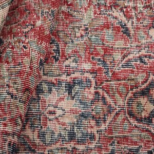 Antiker Türkischer Teppich, Handgeknüpfter Wollteppich, Vintage Teppich, Handgeknüpfter Wollteppich, Wollteppich, Handgeknüpft Bild 2