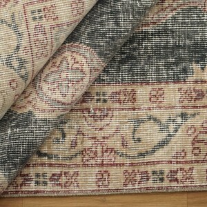 Primitive Rug, Eco Friendly Rug, Multicolor Rug, Saloon Rug, Vintage Rug, Hand Knotted Rug, Oriental Rug, Turkish Rug, 3.8x6.5 Ft, GR 4208