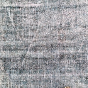 Handgemaakt tapijt, outdoor hardloper, blauw tapijt, kustkleed, wasmat, tapijt voor kinderen, vintage tapijt, overdyed tapijt, Turks tapijt, 3,1 x 7,7 ft GR 3442 afbeelding 2