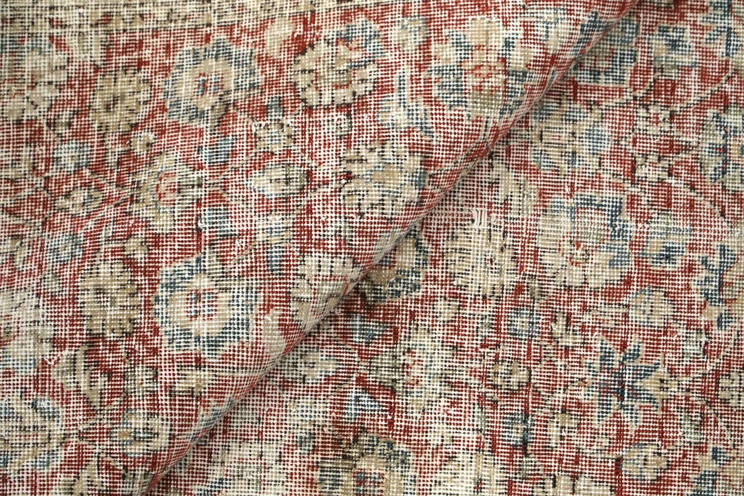 Antique Turkish Rug, Flower Pattern Rug, Authentic Rug, Framed Rug ...