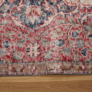 Antiker Türkischer Teppich, Handgeknüpfter Wollteppich, Vintage Teppich, Handgeknüpfter Wollteppich, Wollteppich, Handgeknüpft Bild 11