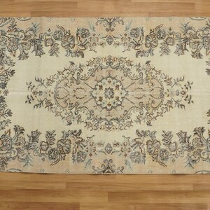 Rug For Livingroom, Handmade Vintage Rug, Wool Antique Rug, Turkish Area Rug, Bohemian Rug, Ethnic Rug, Nomadic Rug