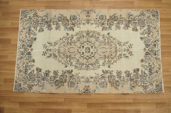 Rug For Livingroom, Handmade Vintage Rug, Wool Antique Rug, Turkish Area Rug, Bohemian Rug, Ethnic Rug, Nomadic Rug, 4.8 x 7.9 ft, GR 796