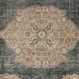 Primitive Rug, Eco Friendly Rug, Multicolor Rug, Saloon Rug, Vintage Rug, Hand Knotted Rug, Oriental Rug, Turkish Rug, 3.8x6.5 Ft, GR 4208