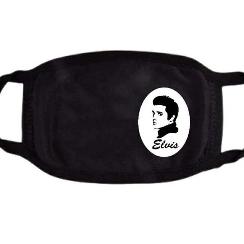 Elvis face mask face covering elvis presley face | Etsy