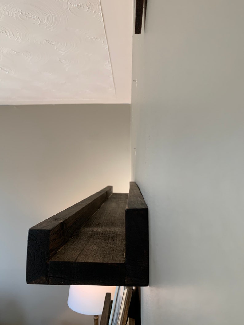 Floating Picture Frame Ledge Shelf Etsy