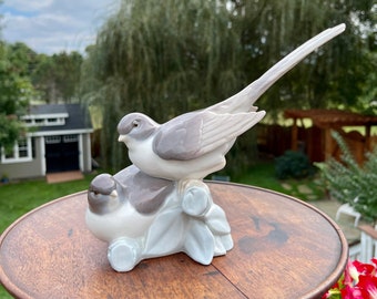 Lladro Love Birds Figurine #4667, Vintage Bird Grouping