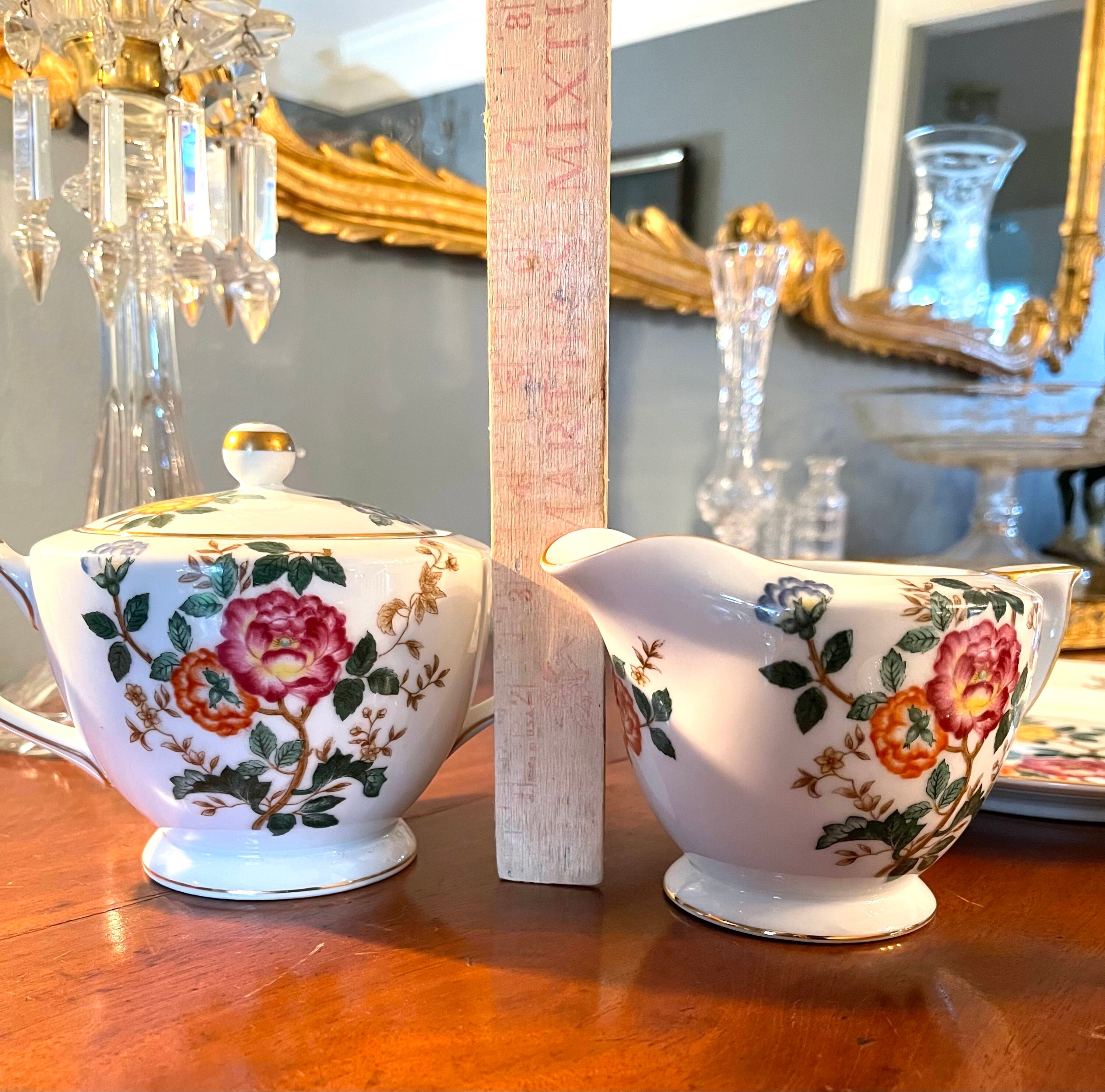 1940s Mikado China Dinner Service Set Mandalay Pattern Made Etsy