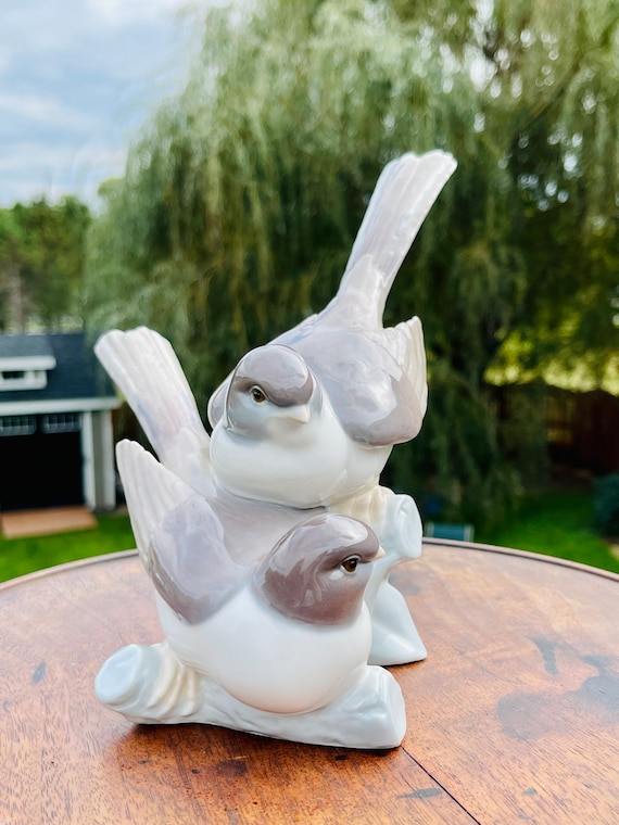 Lladro Love Birds Figurine #4667, Vintage Bird Grouping