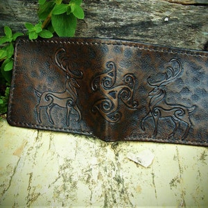 Celtic Animal Wallet, Viking Wallet, Celtic Wallet, Pictish Wallet ...