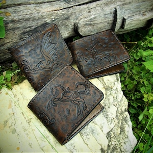 Celtic Animal Wallet, Viking Wallet, Celtic Wallet, Pictish Wallet ...