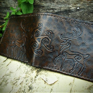 Celtic Animal Wallet, Viking Wallet, Celtic Wallet, Pictish Wallet ...