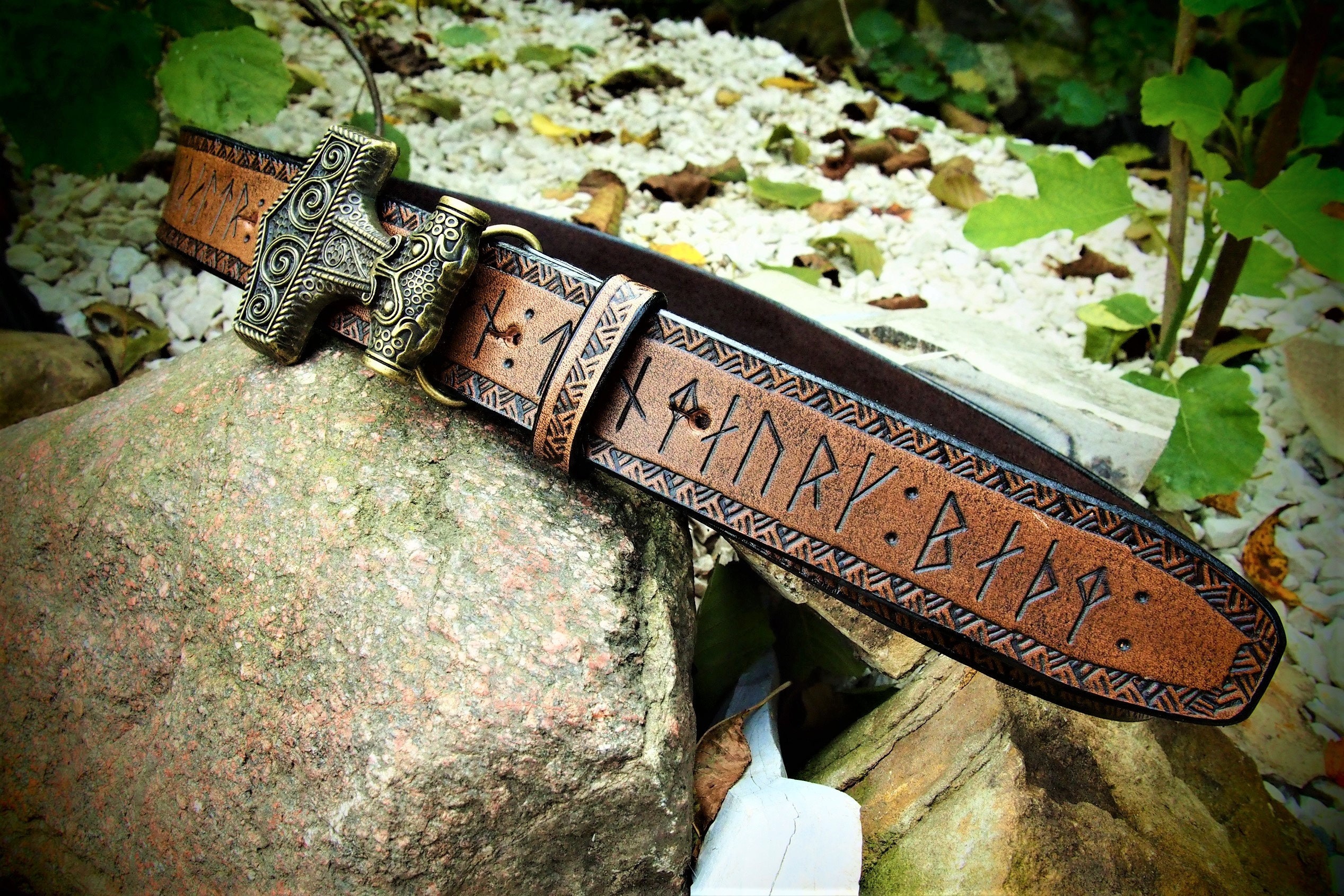 Thor's Belt Norse Belt Runes Belt Viking Belt | Etsy