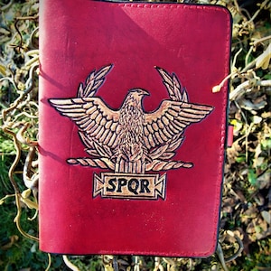 Hülle der römischen Armee, SPQR, römische Kindle-Hülle, Eage-Leder, römische Armee-Kindle-Hülle, römische Hülle, SPQR-Hülle