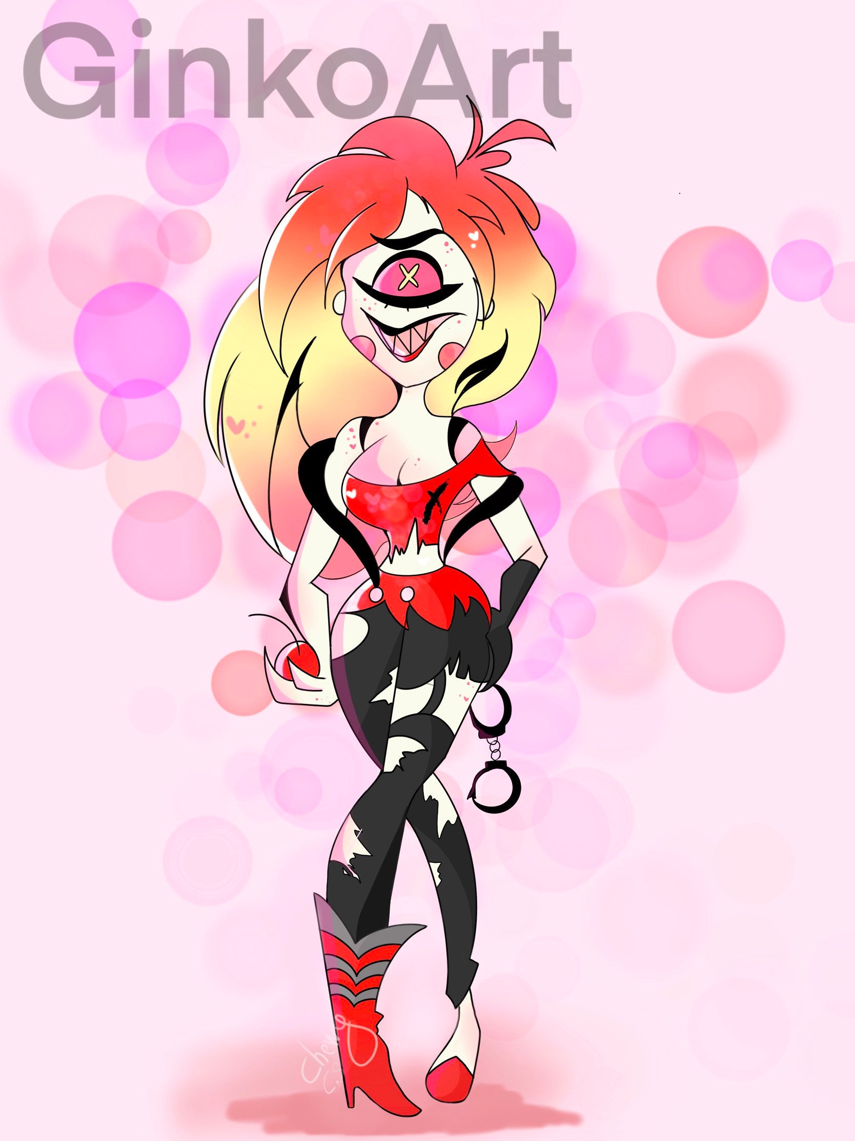 Hazbin Hotel Cherry bomb Keychain Fanart Etsy