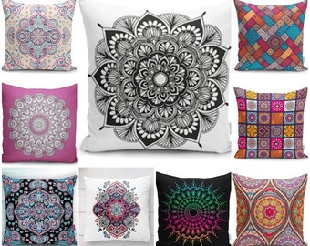 mandala pillow covers