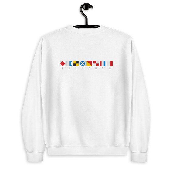 Buy Custom PERSONALIZED Unisex Nautical Flag Back Printed Sweatshirt Sailing Boating Yacht Online in India Etsy