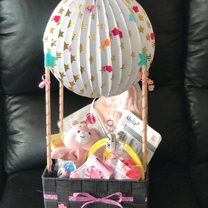 hot air balloon baby hamper