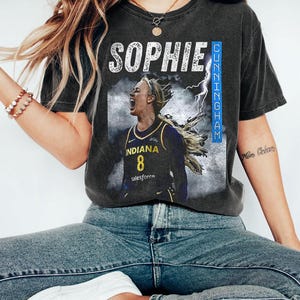 Retro Sophie Cunningham Shirt – Indiana Basketball Tee, Fever Merch, Sophie The Enforcer Shirt, Basketball Women Sophie Cunningham Shirt