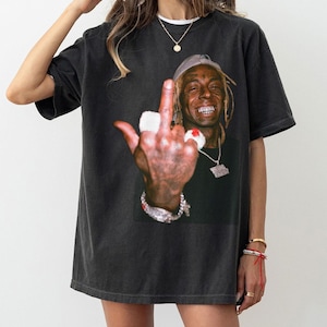 Lil Wayne Middle Finger Shirt, Lil WAYNE Tour 2025 Tee, North America Tour Lil Wayne T-Shirt, Lil Wayne Merch