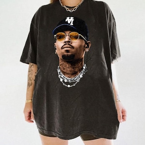 Chris Brown Breezy Bowl XX Tour 2025 Graphic Tee, Chris Brown Big Face T-Shirt, Chris Brown Fan Gift, Chris Brown Merch Shirt, Cb Tour 2025