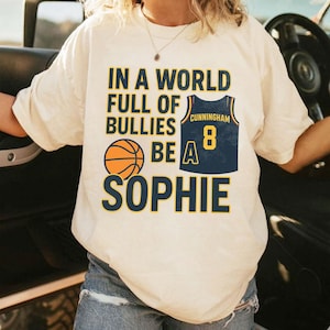 In A World Of Bullies Be a Sophie Shirt, Retro Sophie Cunningham Shirt – Indiana Basketball Tee, Sophie The Enforcer Shirt, Sophie Shirt