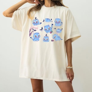 Kpop Demon Hunters Tiger Shirt, Demon Hunter Tiger Tee, Merch Kpop Shirt, Hunters Tiger fan, Kpop Saja Boys Shirt, Derpy the Tiger And Bird