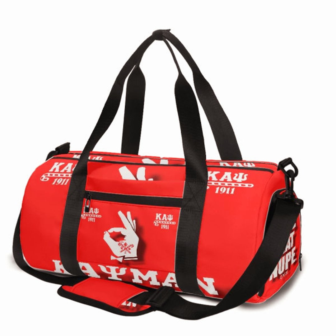 Inspired Kappa Psi Versatile Gym Bag Red and White 1911 Etsy